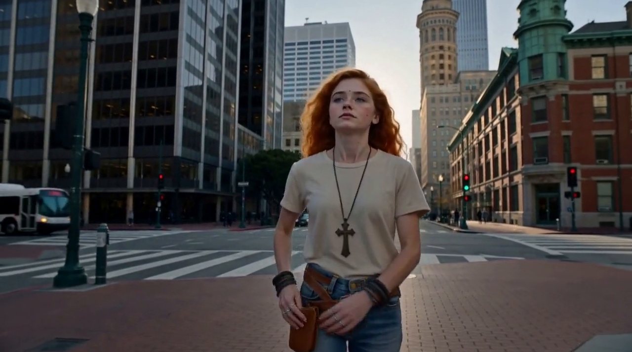 Frame from the Establishing the walk, shot 1 clip