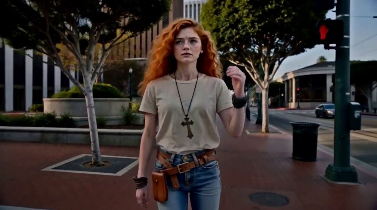 Frame from the Under the street trees, shot 5 clip