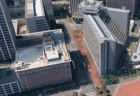 Block 6, Aerial photograph of that block