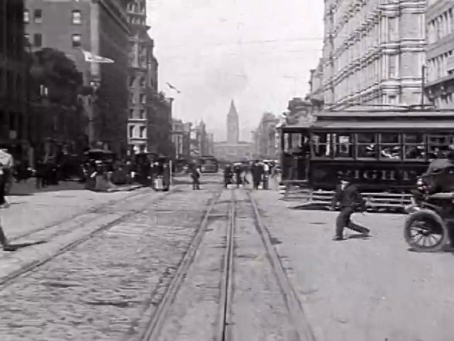 Frame from the 1906 film, 640x480 result