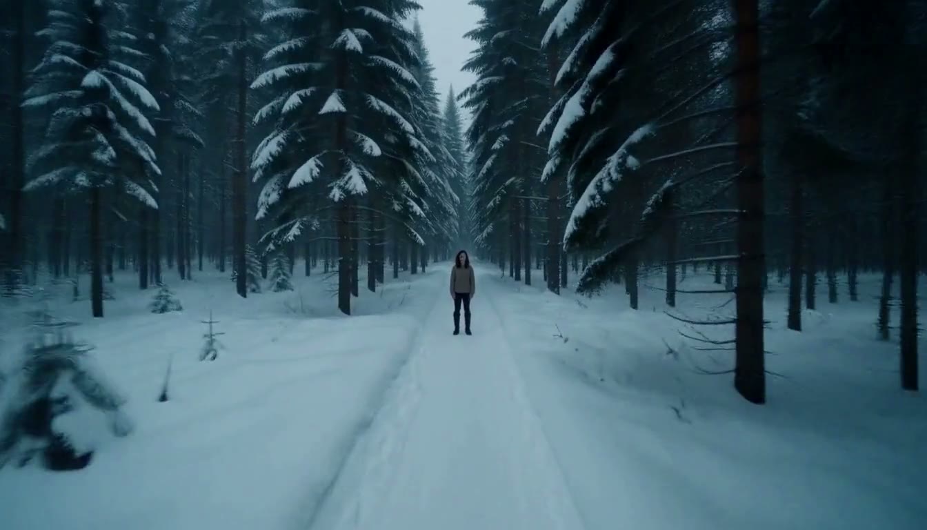 Frame from the super dolly in shot