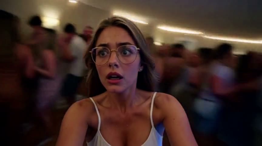 Frame from the snorricam shot